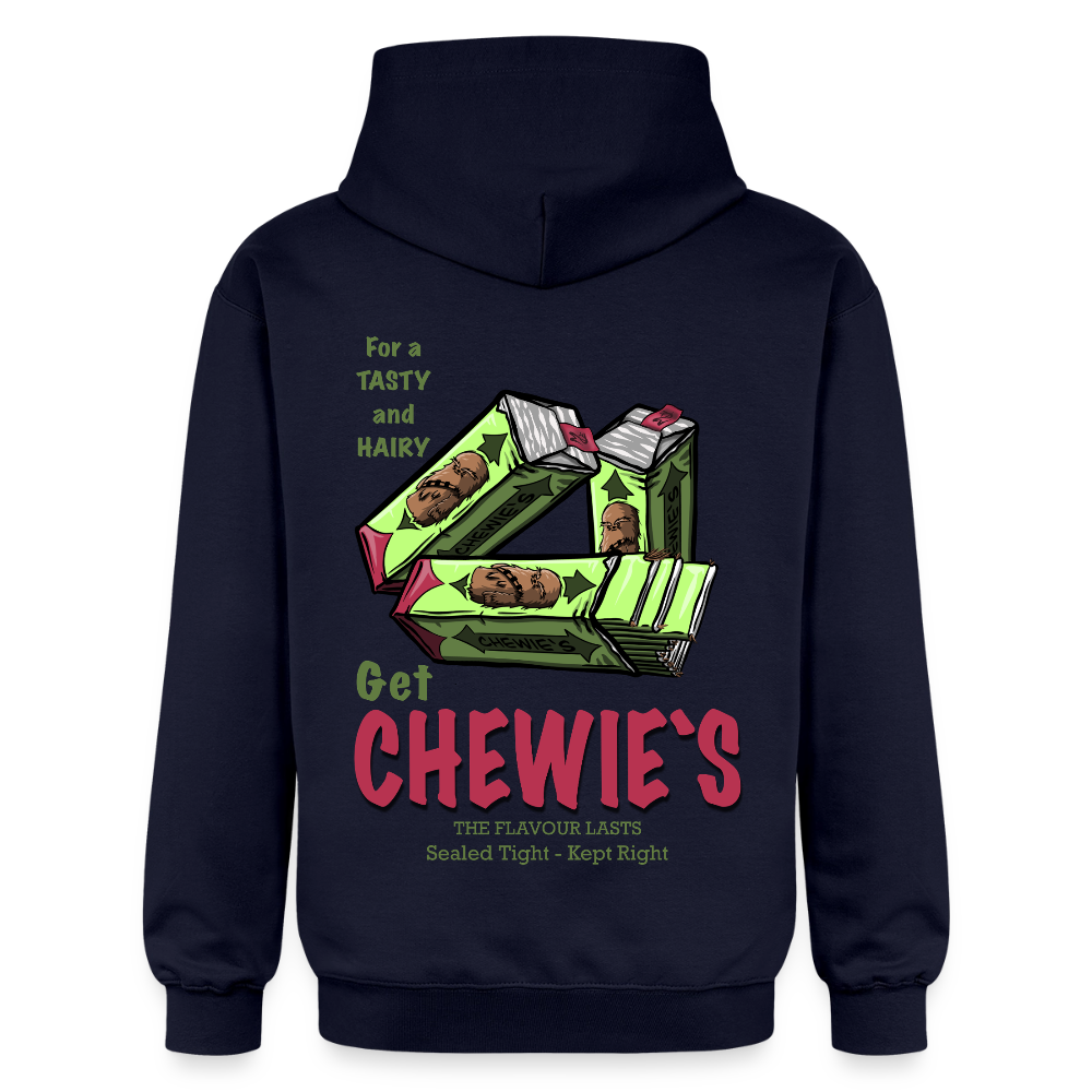 Chewie’s Hairy Gum – Funny Sci-Fi Parody Design - navy