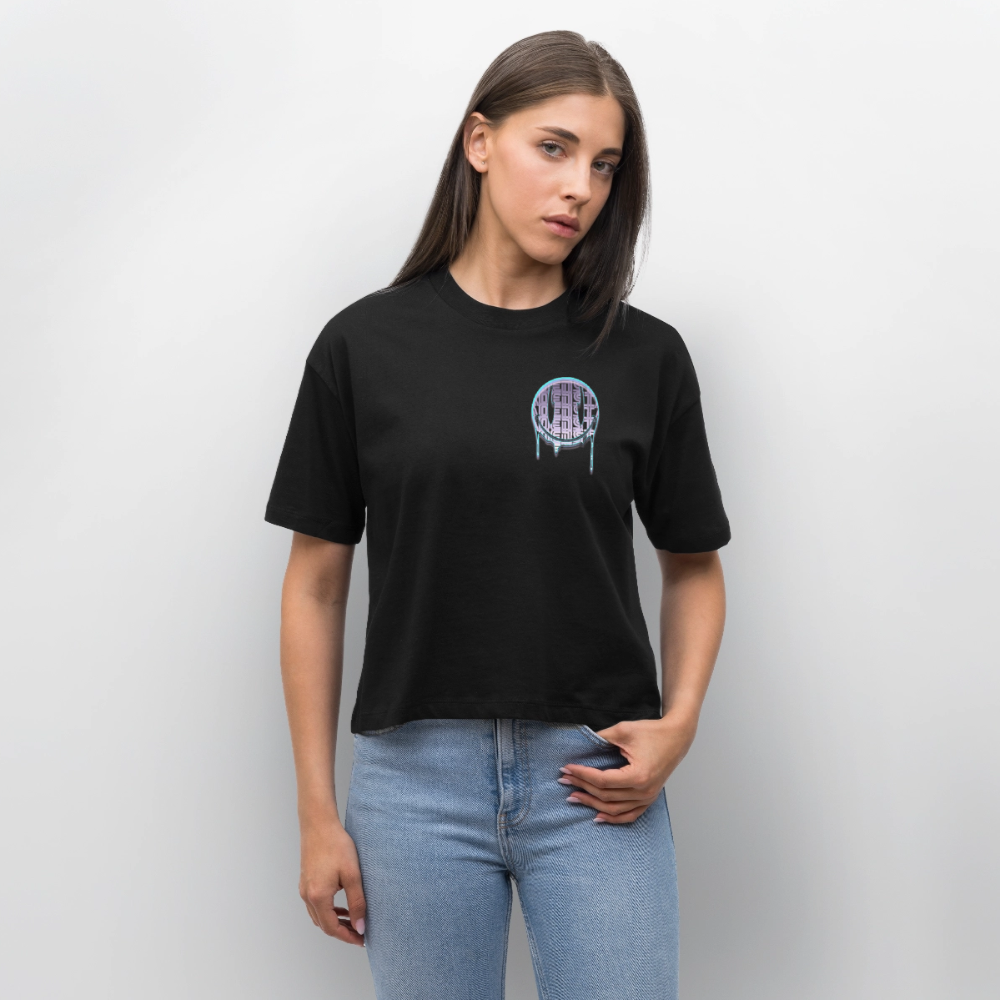 Moensta Drip Logo – Neon Streetwear Tattoo Artist Design - black