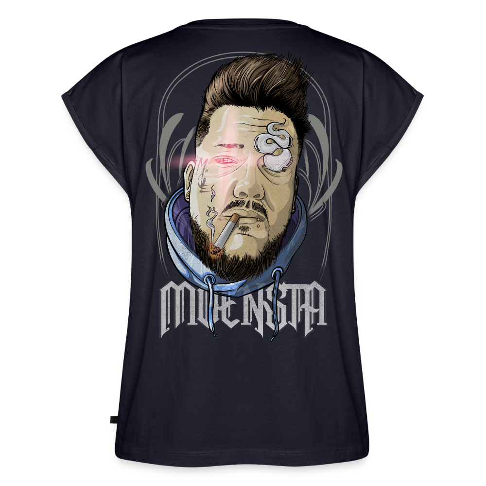 Tattoo Artist Portrait – Urban Comic Style - navy