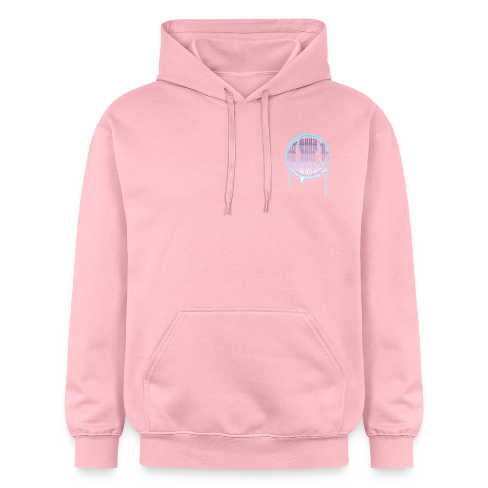 Moensta Drip Logo – Neon Streetwear Tattoo Artist Design - light pink