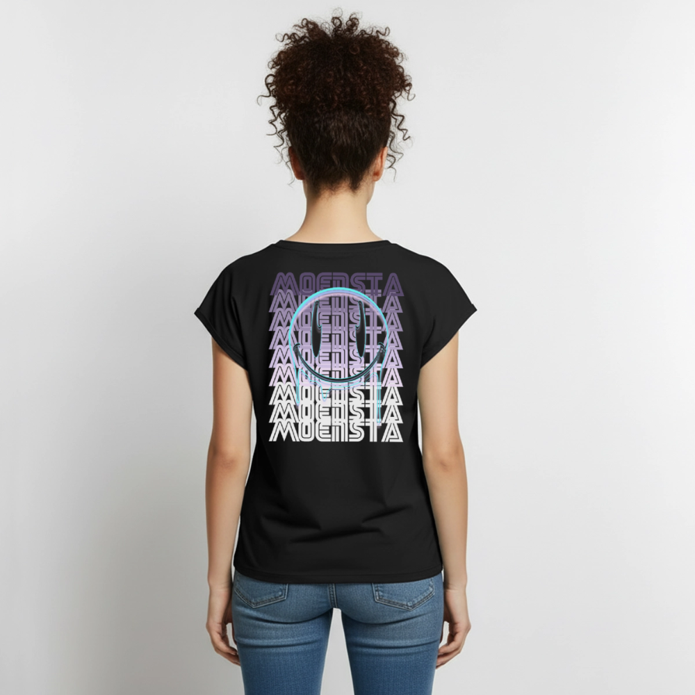 Moensta Drip Logo – Neon Streetwear Tattoo Artist Design - black