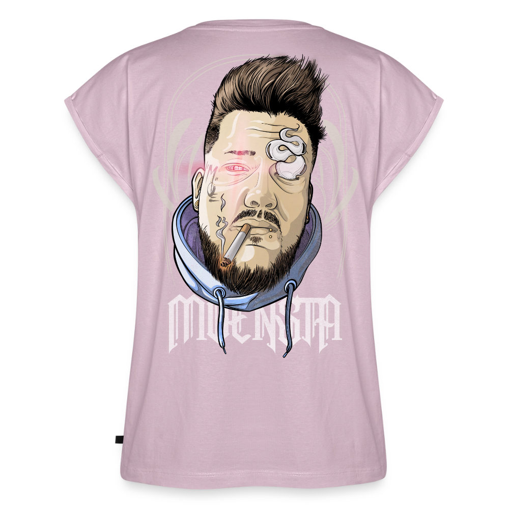 Tattoo Artist Portrait – Urban Comic Style - dusky pink