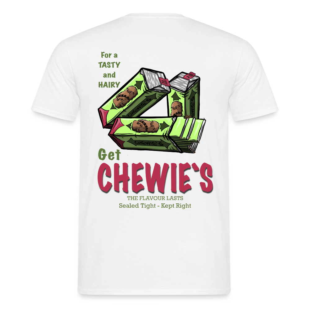 Chewie’s Hairy Gum – Funny Sci-Fi Parody Design - white
