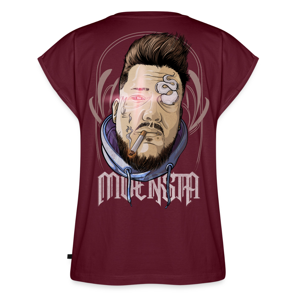 Tattoo Artist Portrait – Urban Comic Style - burgundy