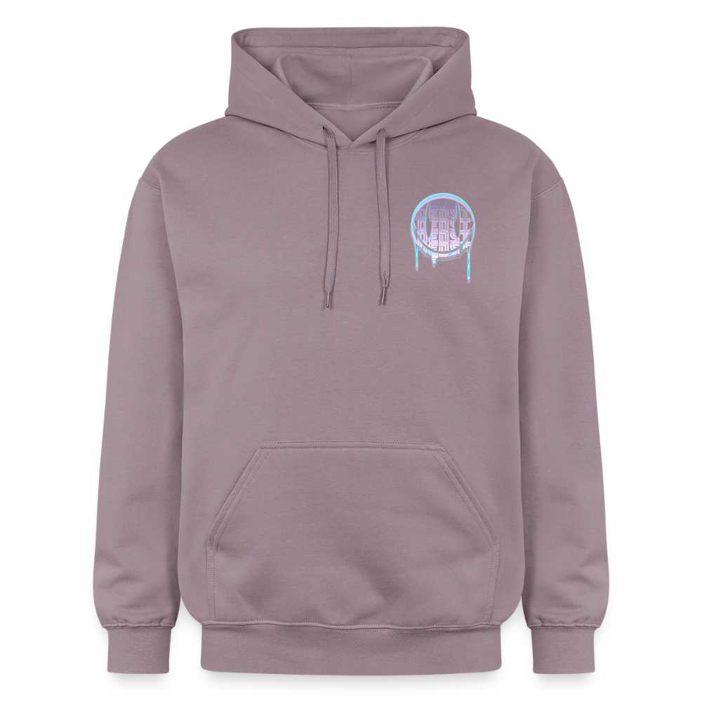 Moensta Drip Logo – Neon Streetwear Tattoo Artist Design - purple-grey 