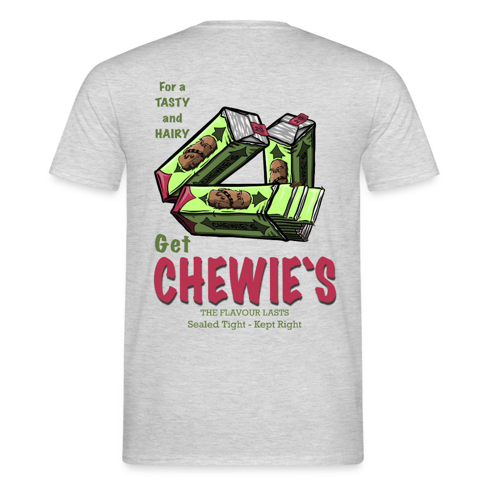 Chewie’s Hairy Gum – Funny Sci-Fi Parody Design - heather grey