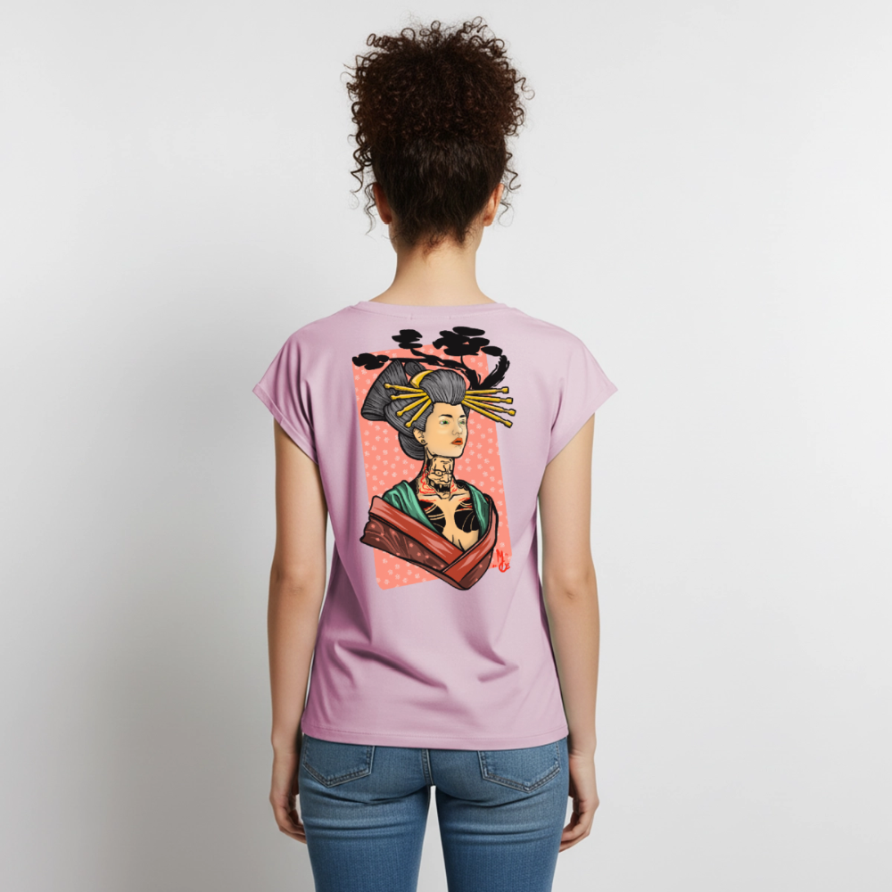 Geisha Yokai Tattoo Art – Japanische Geister Geisha Illustration - dusky pink