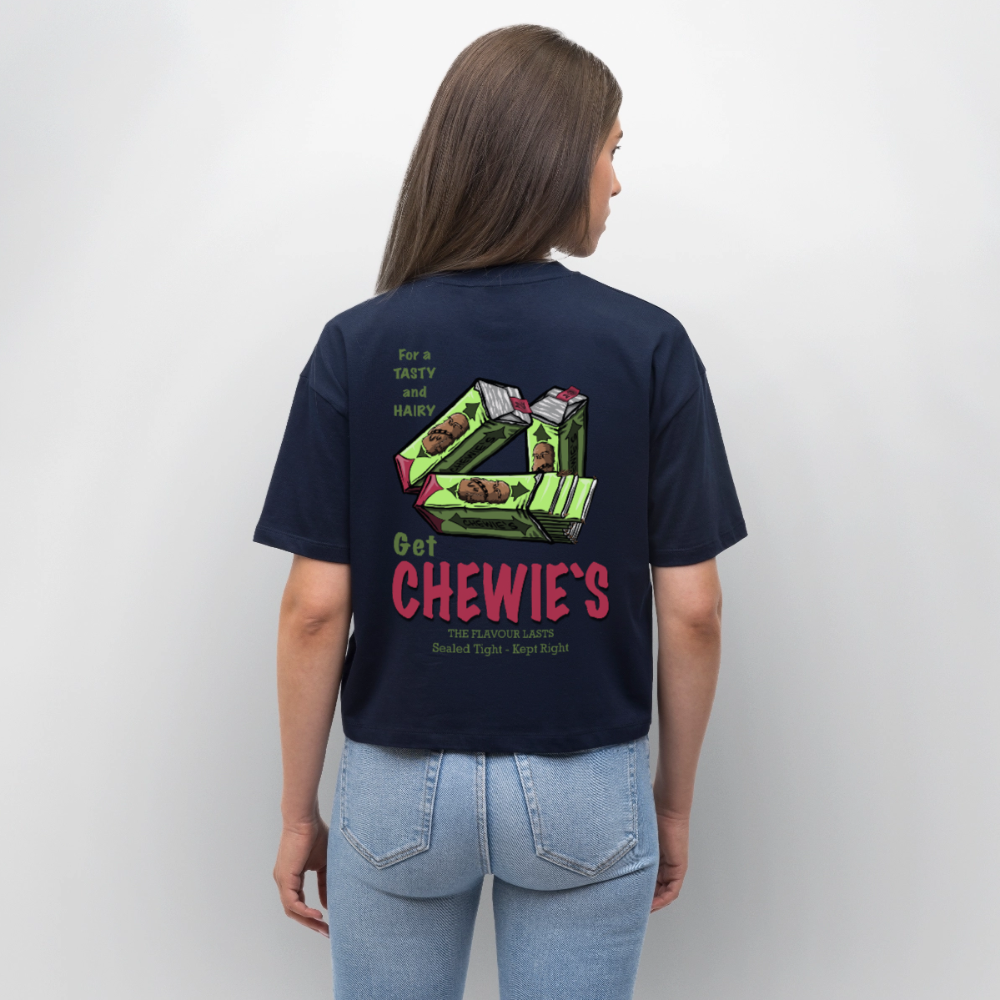 Chewie’s Hairy Gum – Funny Sci-Fi Parody Design - navy